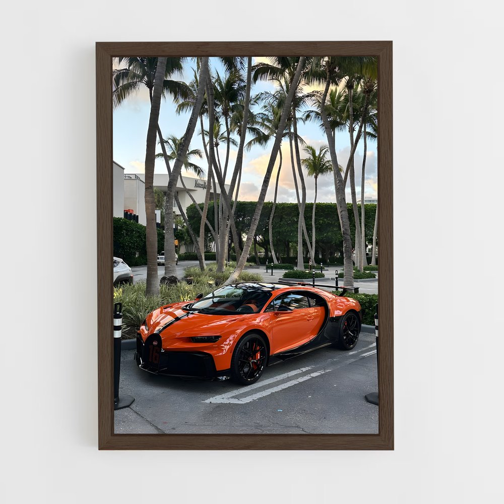 Poster Chiron Palms – affiche Bugatti (vue 5)